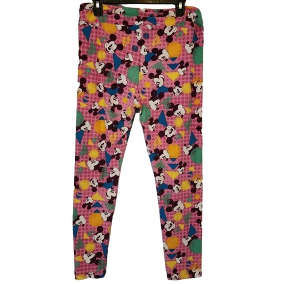 LuLaRoe Pants - EUC LuLaRoe Disney Mickey Leggings T/C